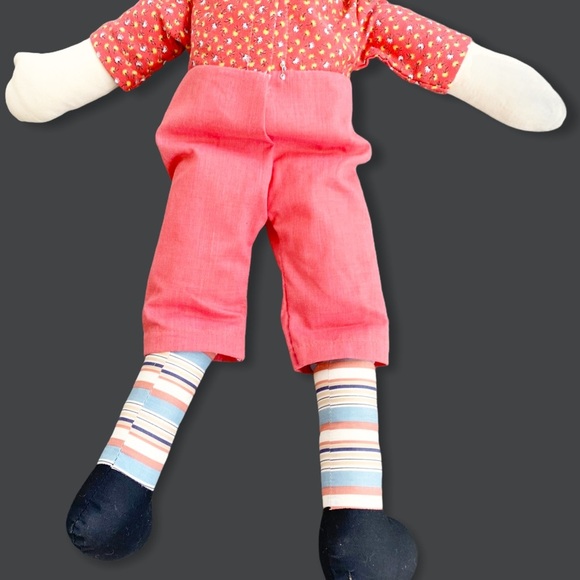 💜 Vintage Handmade Raggedy Ann Doll Homemade Kids Toy Collectors Item 22” Tall - Picture 14 of 15